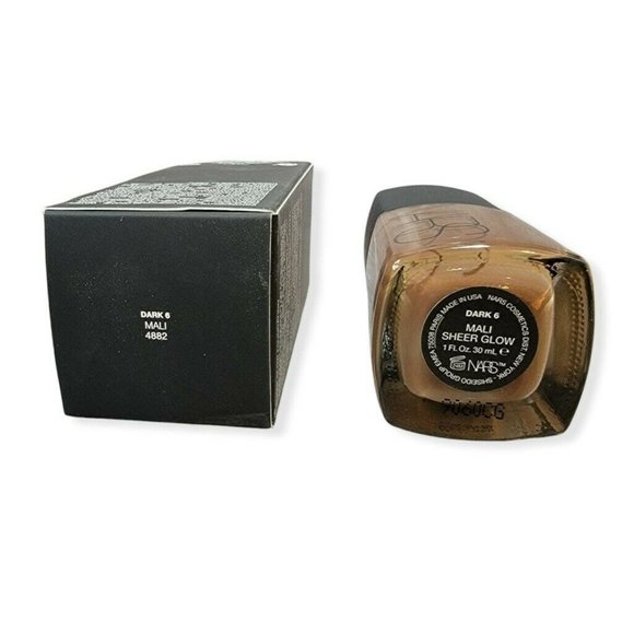 Nars Sheer Glow Face Foundation Dark 6 Mali 1oz/30ml - Picture 5 of 5